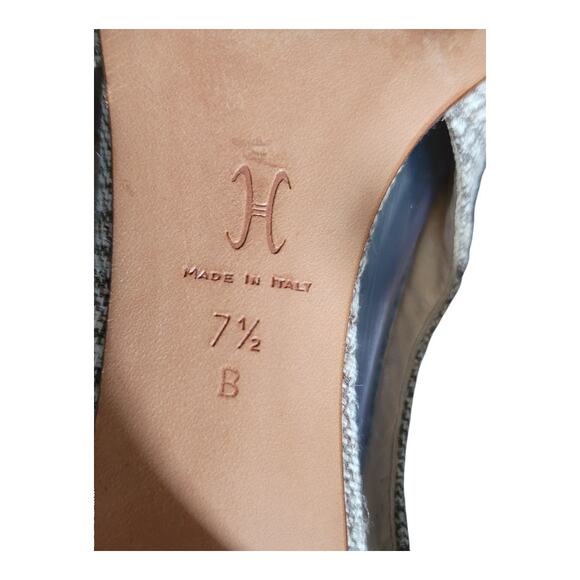 Cole Haan Italian Pointed Toe Kitten Heel  Slingback Beige Women's Size 7.5B - Picture 9 of 9